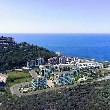 Konak Seaside 2+1 Luxury Апартаменты Махмутлар